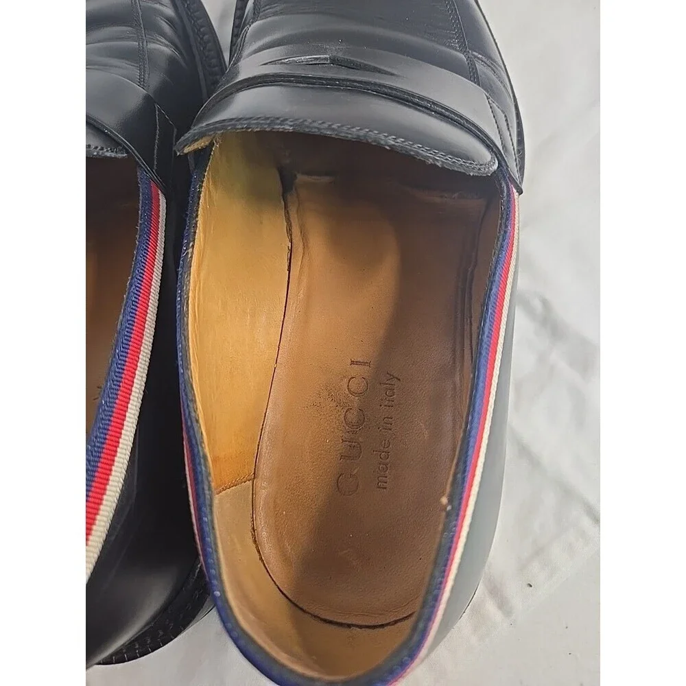 Gucci Beyond Penny Loafer Black Size 5 Made In Italy